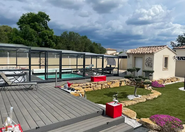 L\'Aurore Suite De Charme, Clim Jacuzzi, Sauna, Piscine Chauffee Cuisine...