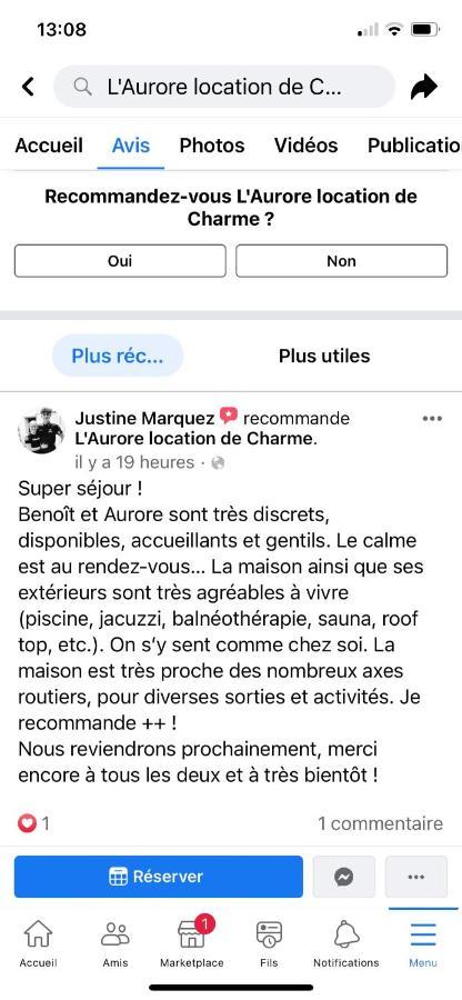 Holiday home L'aurore De Charme, Clim Jacuzzi, Sauna, Piscine Chauffee Cuisine... *